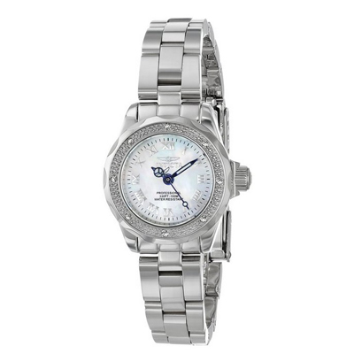 低价！Invicta因维克塔 16946 野花系列镶钻白色珍珠母贝表