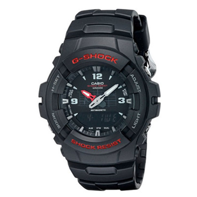 热销！卡西欧 G-Shock系列 G100-1BV 男士手表