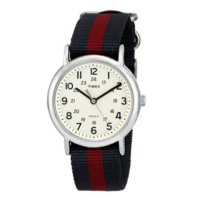 文艺！天美时Timex Weekender Slip 男款石英手表