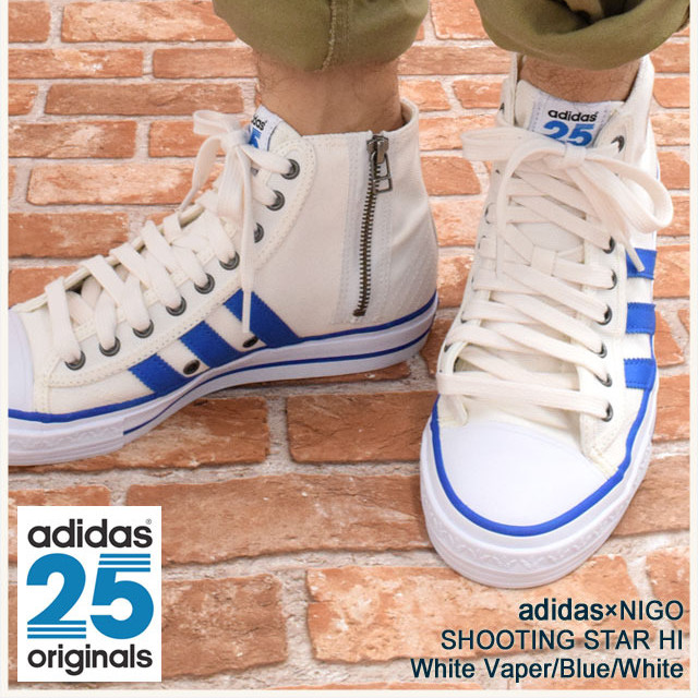 再降价！adidas X NIGO Shooting Star Hi 帆布鞋
