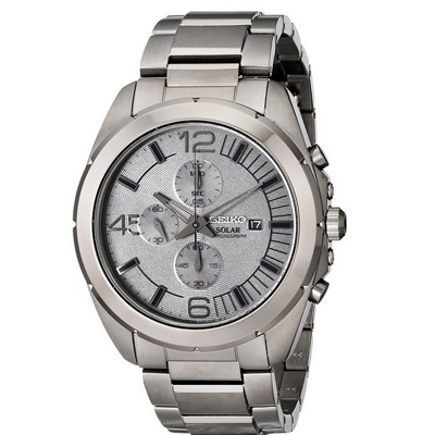 非常酷！SEIKO 精工 SSC235 三眼计时太阳能男表