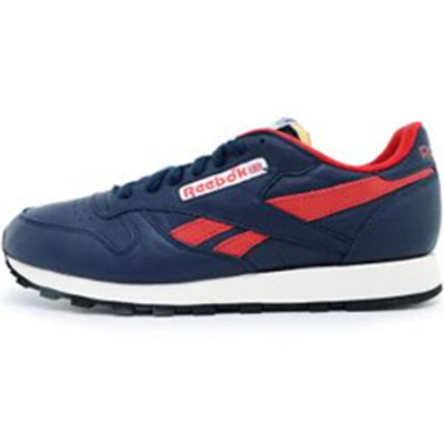 近期好价！Reebok 锐步 男子 CL Leather 复古跑步鞋