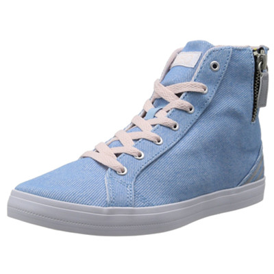 经典高帮！阿迪达斯运动生活NEO VULC ZIP MID女子帆布鞋