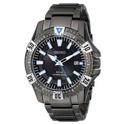 又降！SEIKO 精工 SNE281 男士太阳能潜水表