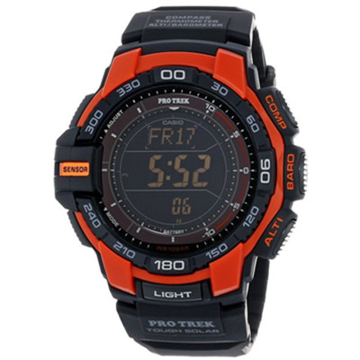 用码好价！Casio 卡西欧 PRG-270-4CR 男子三重感应登山表