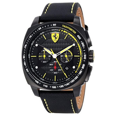 好货！法拉利Ferrari 男士碳纤维表盘多功能手表 0830165