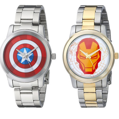 五款可选！漫威Marvel 超级英雄系列男士石英手表
