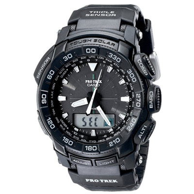 CASIO 卡西欧 PRG550-1A1CR 太阳能登山表