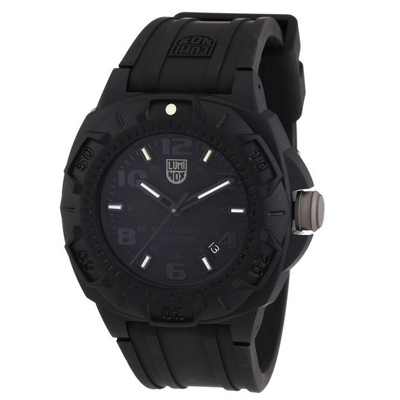 低价！Luminox 男士A.0201.BO 碳黑防水手表