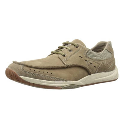 耐穿！Clarks 其乐 Allston Edge 男款真皮休闲鞋