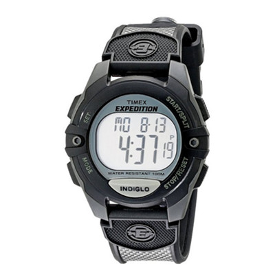 银黑！天美时Timex T40941 男士运动手表
