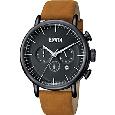 直降500元！EDWIN日本石英男士手表