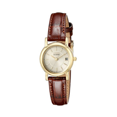 尊贵优雅！ Citizen EW1272-01P 西铁城女士光动能石英手表