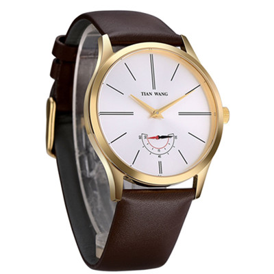 父亲节好礼！Tianwang天王中性石英手表