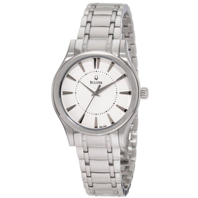 精致！Bulova 宝路华 96L143女士经典全钢手表