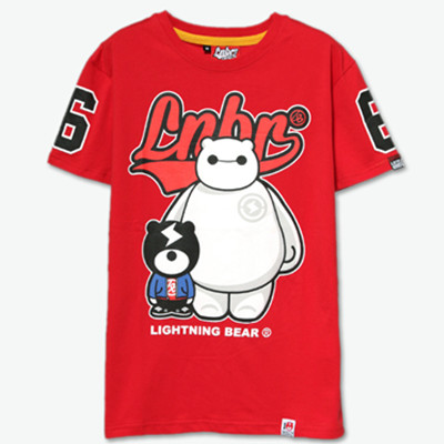 萌萌大白！Lightning Bear Baymax大白T恤