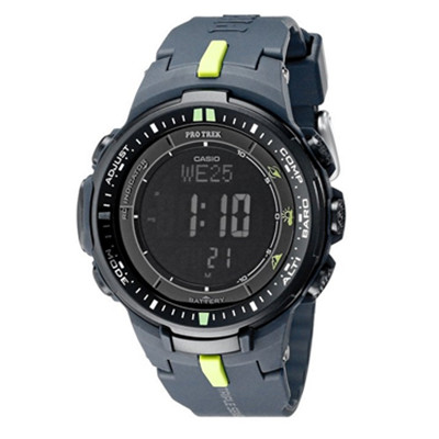光动能！卡西欧Casio PRW-3000-2CR 6局电波登山表