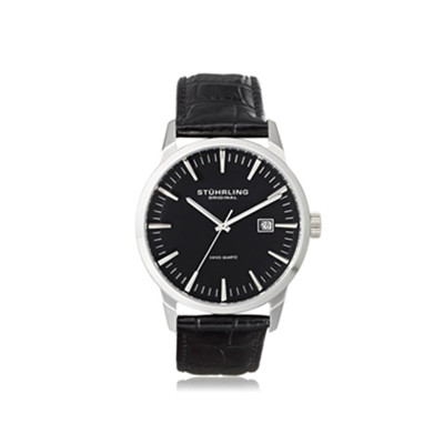 时尚！斯图灵Stuhrling Original 555.02男士石英手表