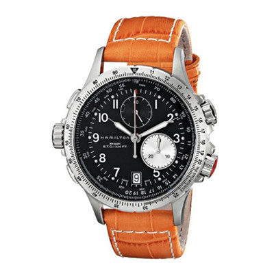 橙色表带！Hamilton H77612933 Khaki机械手表