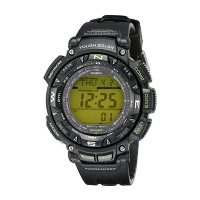 再降！Casio卡西欧PAG240-1BCR男士 太阳能多功能运动手表