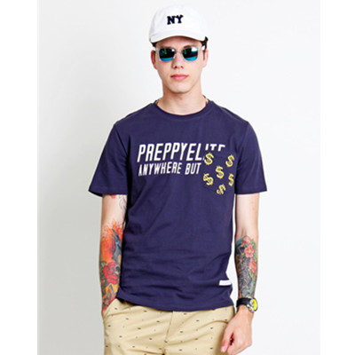 新品直降！Preppy Elite美金印花口袋T恤