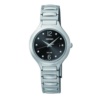 低价！Seiko精工 SUT177 女士 时尚光动能手表