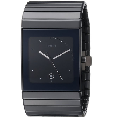 史低！Rado 雷达 R21717152 男士整体陶瓷 经典计时手表