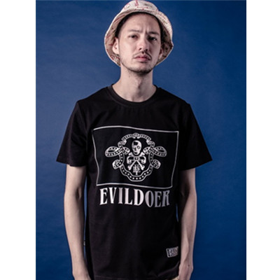 限时半价！EVD 骷髅双骨印花短袖T恤
