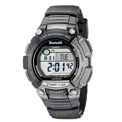 金属铆钉！CASIO卡西欧 STB-1000-1CF 智能蓝牙男表