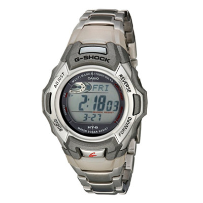 精准！CASIO卡西欧 MTG-M900DA-8CR太阳能6局电波表