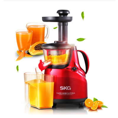 历史低价！SKG 2030 慢速榨汁机原汁机 红色
