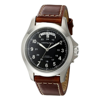 双历！Hamilton H64455533 卡其帝王机械男表