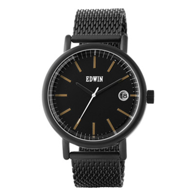 简约有型！EDWIN爱德恩传奇系列石英手表EW1G001M0084