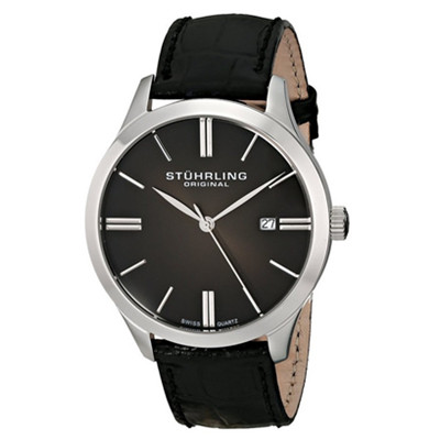 差价大！斯图灵Stuhrling Original 490.33151石英男表