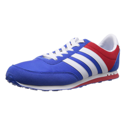 好价！adidas NEO  中性 休闲跑步鞋V RACER NYLON