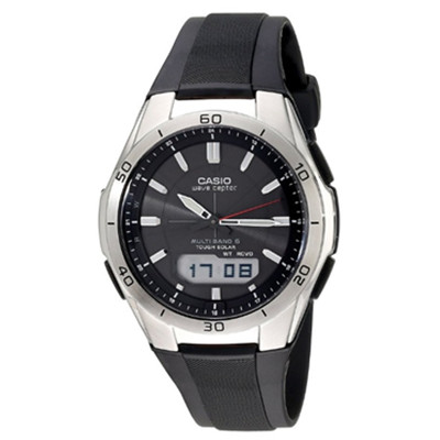分秒不差！Casio卡西欧 WVA-M640-1ACR男士6局电波表