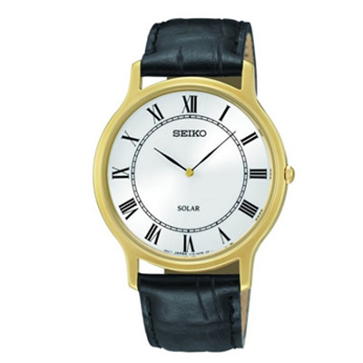 光动能！精工Seiko SUP878男款石英手表