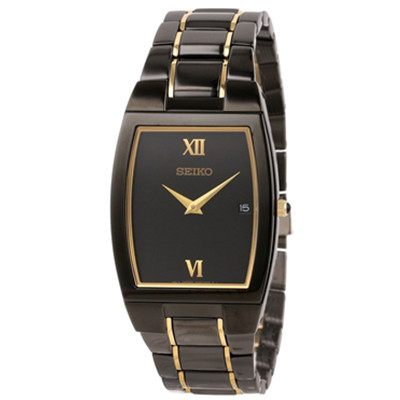 时尚简洁！ Seiko 精工 SKP341 男士 全钢防水手表