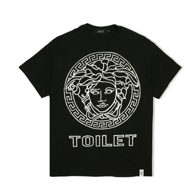 潮流印花！MESS TOILET TEE