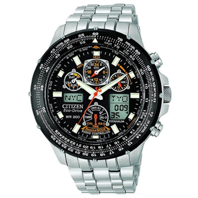 降38刀！Citizen西铁城 JY0010-50E空中之鹰电波光动能男表