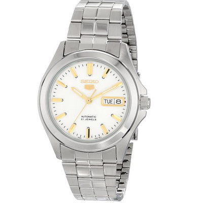 好价！Seiko 精工SNKK89 男士不锈钢手表