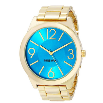 别致！玖熙Nine West NW/1584TQGB 女士时尚手表