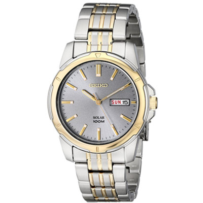 好价！ Seiko SNE098 精工男士光动能石英手表