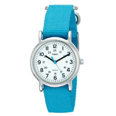 小清新！天美时Timex T2N836 Weekender女款石英手表