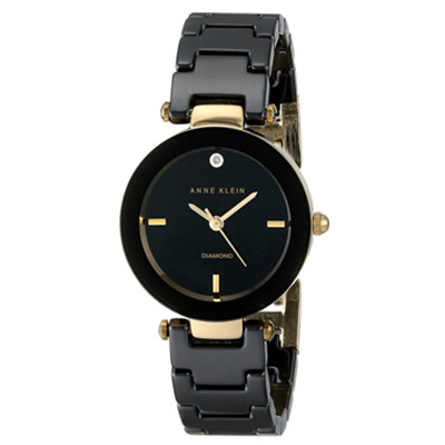 又降！Anne klein安妮克莱因AK/1464BKGB 石英女表