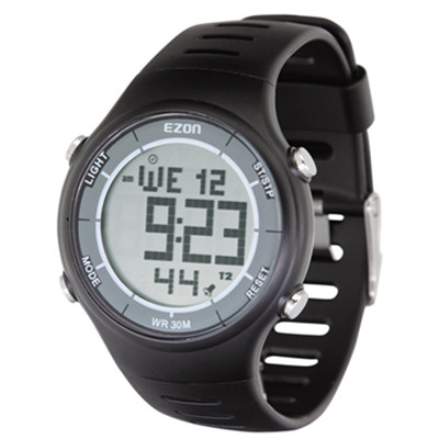 跑步必备！EZON宜准中性电子跑步情侣手表L008A