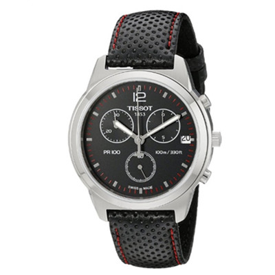 运动款！天梭Tissot T0494171605700三眼计时男表