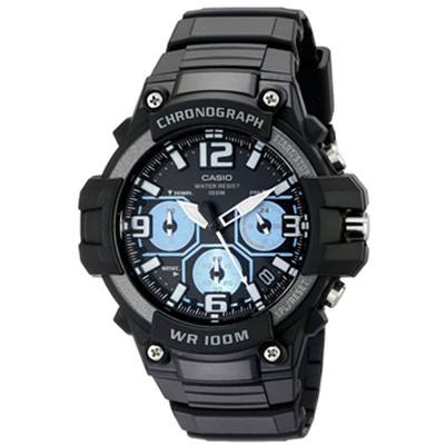 新低！Casio卡西欧MCW-100H-1A2VCF 男士光动能计时手表