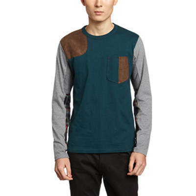 经典拼接！izzue男式针织衫IZXLTGN2965