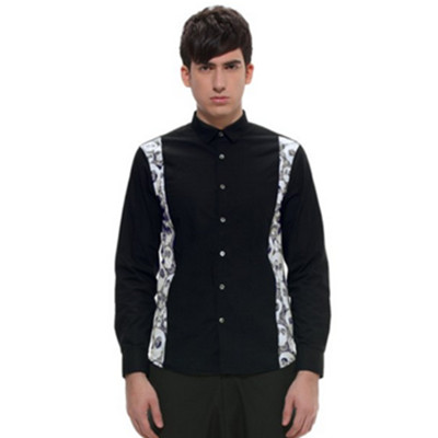 型男必备！Trendiano 男式长袖纯棉衬衫 3121010590090